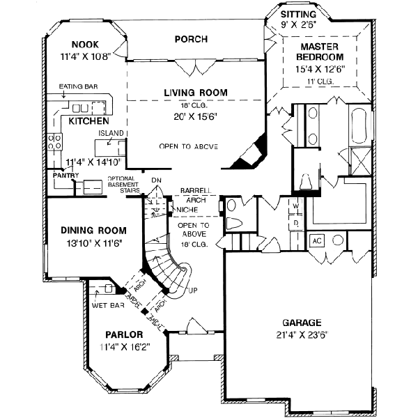 Main Floor Plan: 11-121