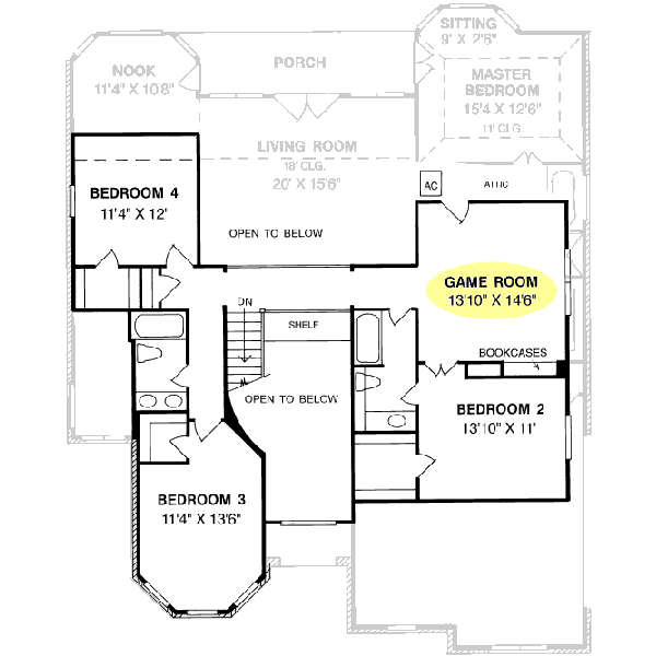 Upper/Second Floor Plan: 11-121