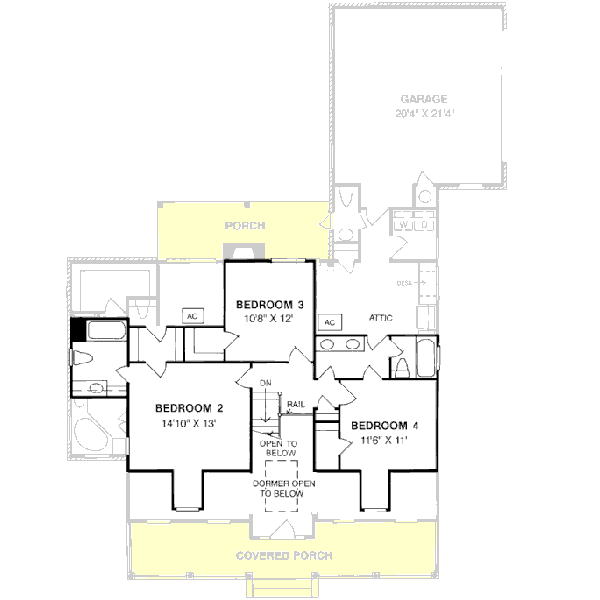 Upper/Second Floor Plan: 11-122