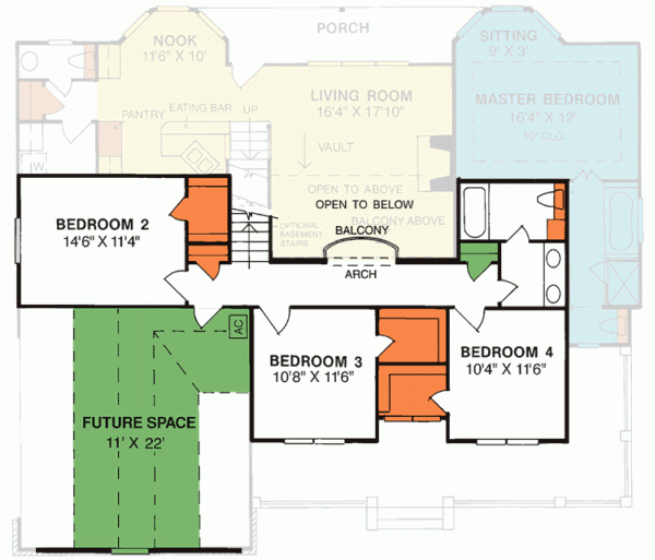 Upper/Second Floor Plan: 11-125