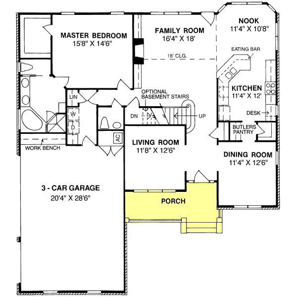 Main Floor Plan: 11-128