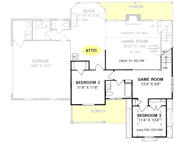 Upper/Second Floor Plan: 11-131