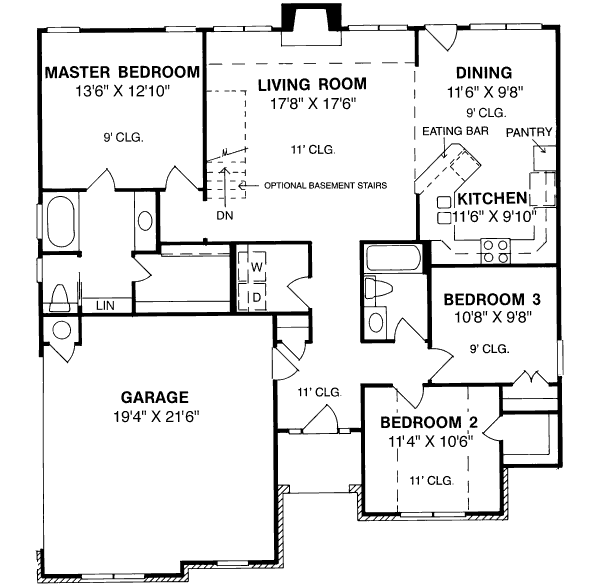 Main Floor Plan: 11-132