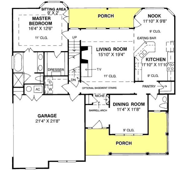 Main Floor Plan: 11-134