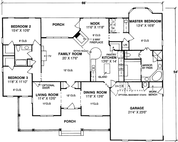 Main Floor Plan: 11-135