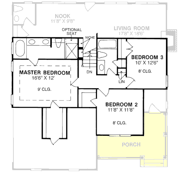 Upper/Second Floor Plan: 11-141
