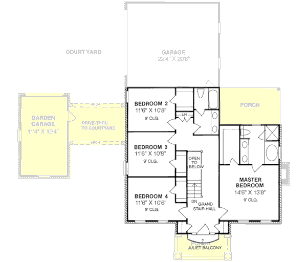 Upper/Second Floor Plan: 11-143