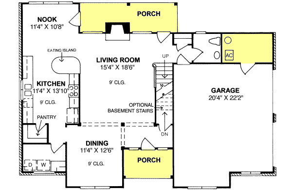 Main Floor Plan: 11-151
