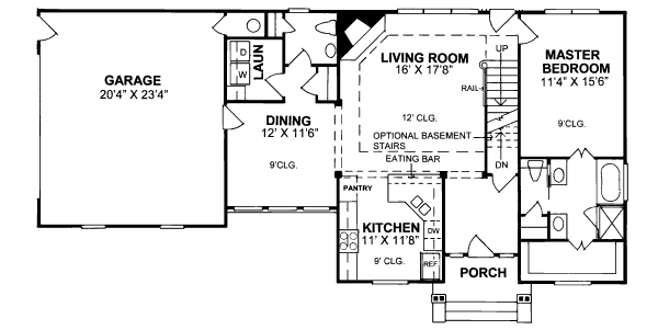 Main Floor Plan: 11-156