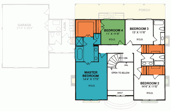 Upper/Second Floor Plan: 11-159