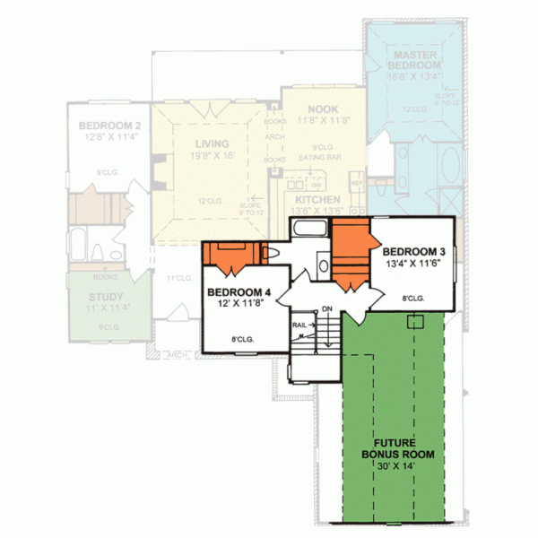 Upper/Second Floor Plan: 11-160