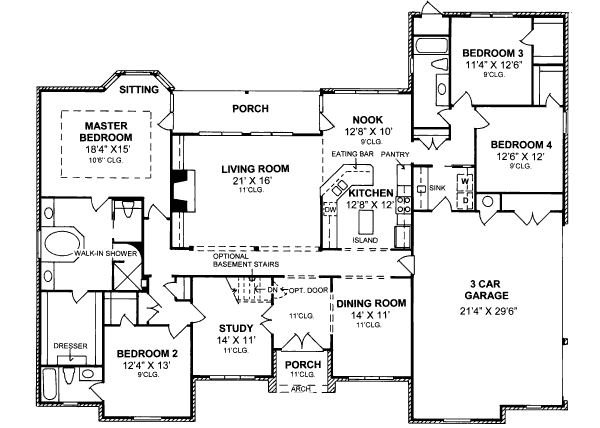 Main Floor Plan: 11-164