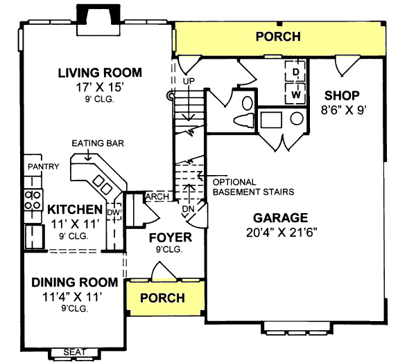 Main Floor Plan: 11-167