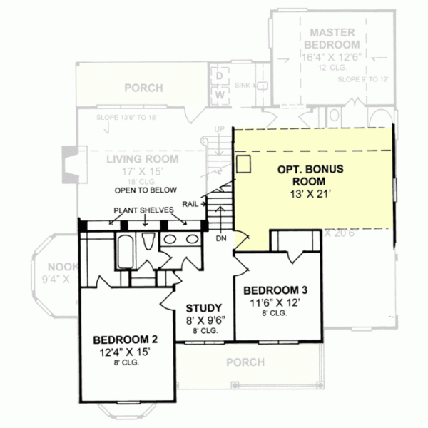 Upper/Second Floor Plan: 11-169