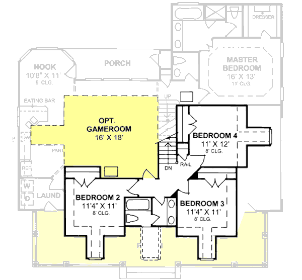 Upper/Second Floor Plan: 11-170