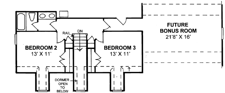 Upper/Second Floor Plan: 11-180