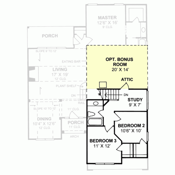 Upper/Second Floor Plan: 11-189