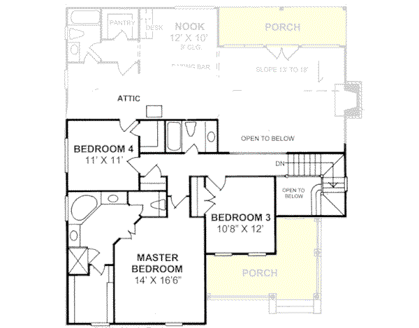 Upper/Second Floor Plan: 11-201