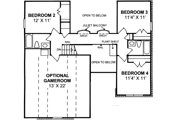Upper/Second Floor Plan: 11-202