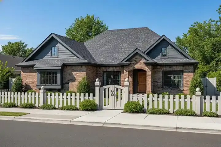 Traditional house plans 11-203 - front exterior, 1,447 sq ft, 3 bed, 2 bath house plans | Monster House Plans