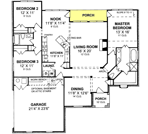 Main Floor Plan: 11-207