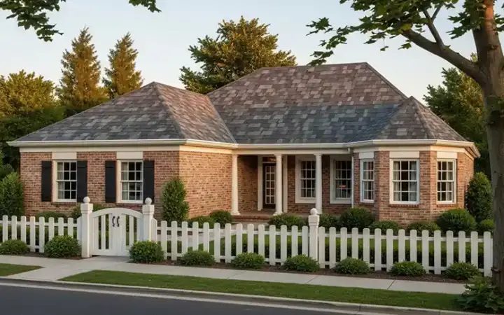 Traditional house plans 11-210 - front exterior, 1,682 sq ft, 3 bed, 2 bath house plans | Monster House Plans
