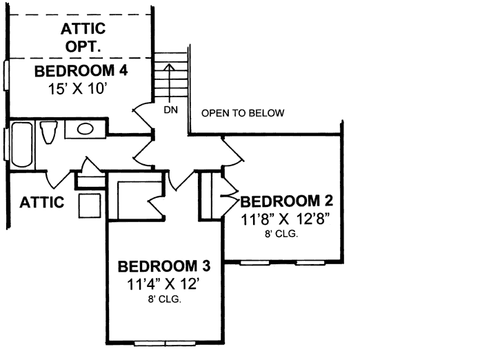 Upper/Second Floor Plan: 11-211