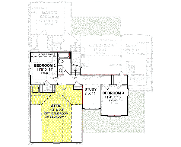 Upper/Second Floor Plan: 11-220