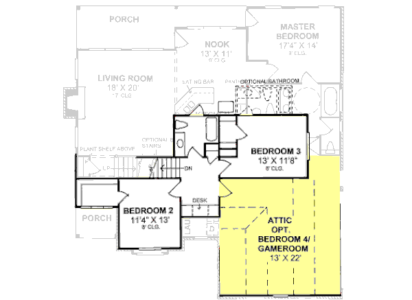 Upper/Second Floor Plan: 11-221