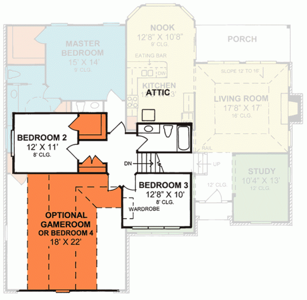 Upper/Second Floor Plan: 11-226