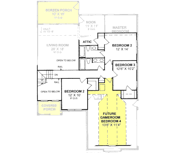 Upper/Second Floor Plan: 11-230