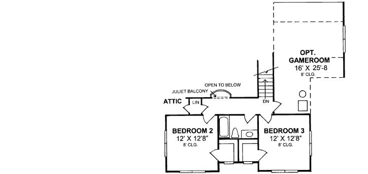Upper/Second Floor Plan: 11-235