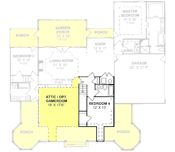 Upper/Second Floor Plan: 11-236