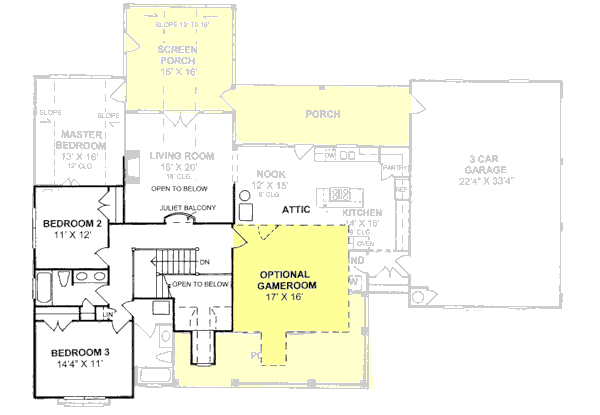 Upper/Second Floor Plan: 11-239
