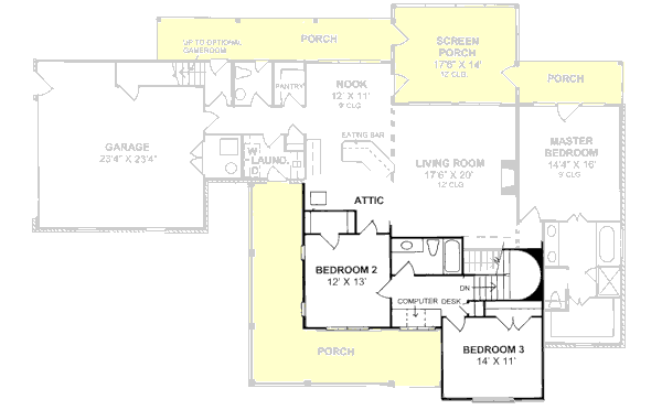 Upper/Second Floor Plan: 11-241