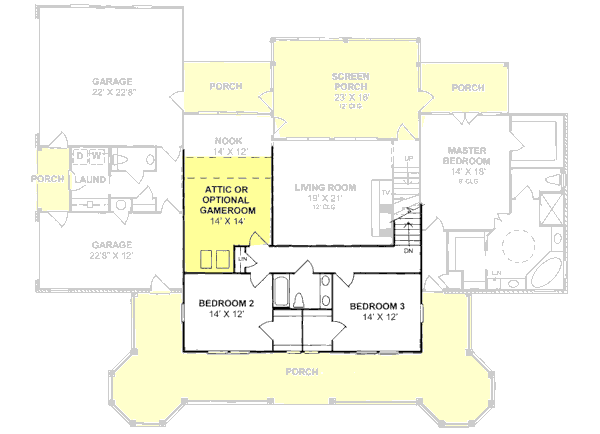 Upper/Second Floor Plan:11-246