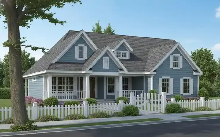 Country house plans 11-248 - front exterior, 1,915 sq ft, 3 bed, 2 bath house plans | Monster House Plans
