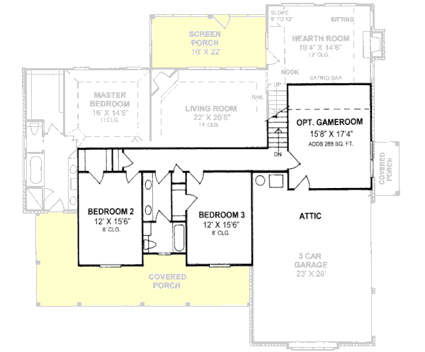 Upper/Second Floor Plan: 11-255