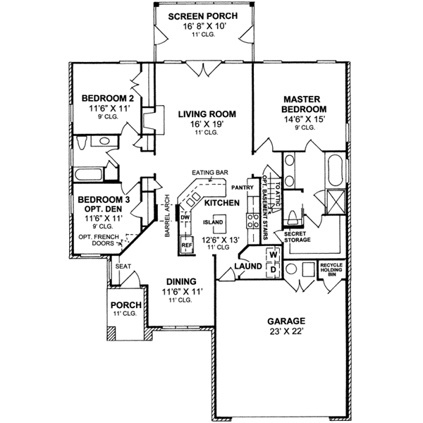Main Floor Plan: 11-257