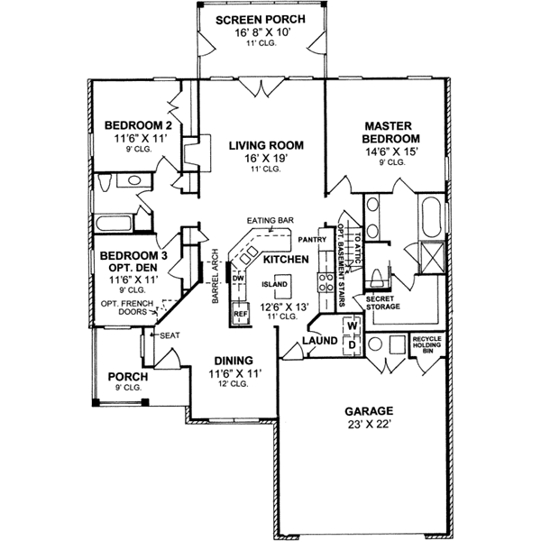 Main Floor Plan: 11-258