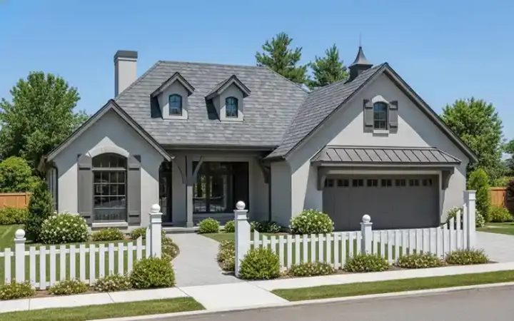 Traditional house plans 11-263 - front exterior, 1,780 sq ft, 3 bed, 2 bath house plans | Monster House Plans