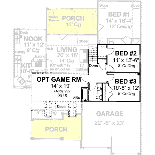Upper/Second Floor Plan: 11-275