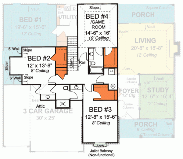 Upper/Second Floor Plan: 11-279