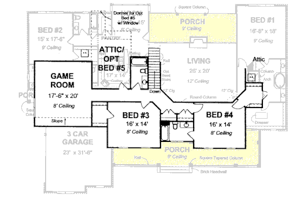 Upper/Second Floor Plan: 11-285