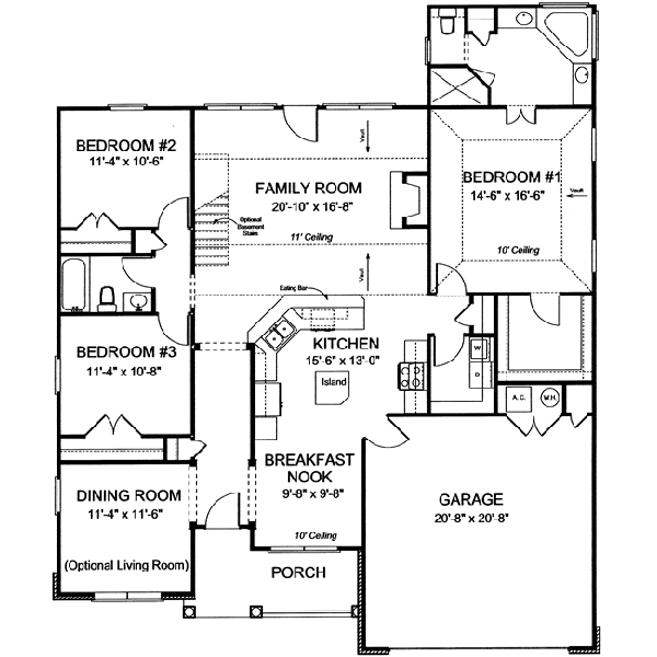 Main Floor Plan: 11-287