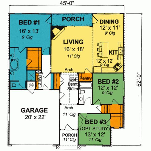 Main Floor Plan: 11-288