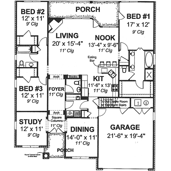 Main Floor Plan: 11-291
