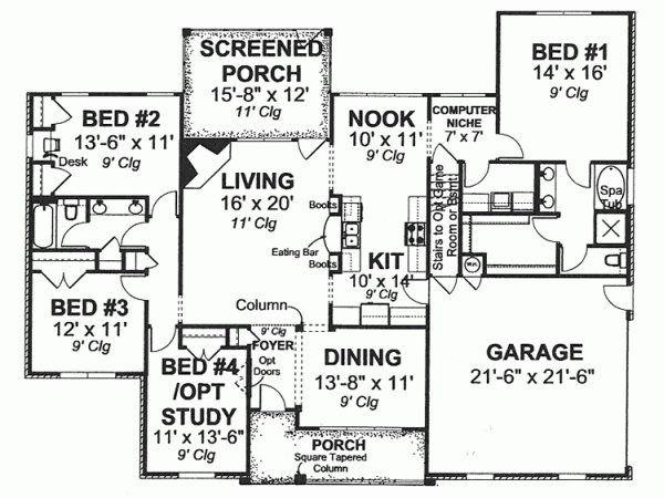 Main Floor Plan: 11-292