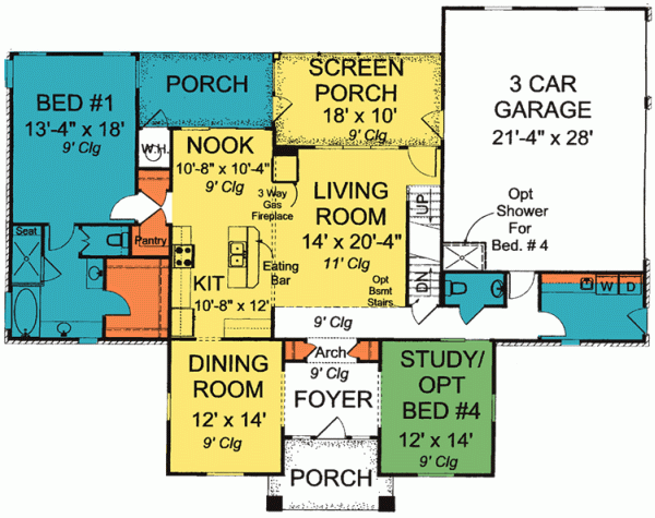 Main Floor Plan: 11-296