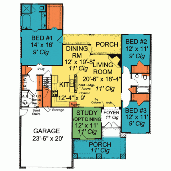 Main Floor Plan: 11-298
